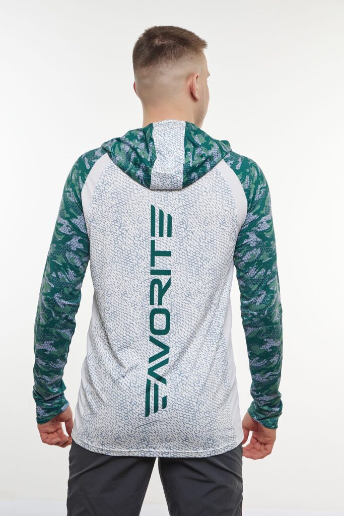 AT4A6121 джерсі favorite sunproof hooded зелене